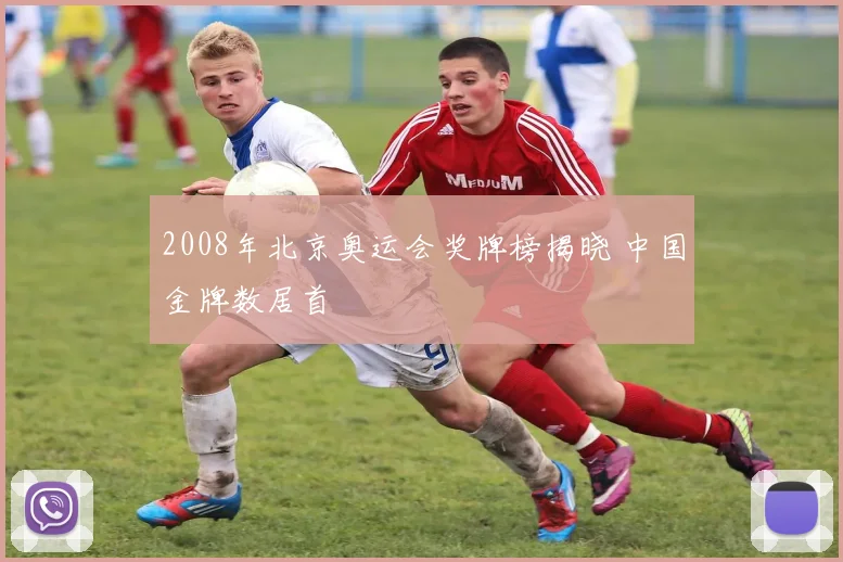 2008年北京奥运会奖牌榜揭晓 中国金牌数居首